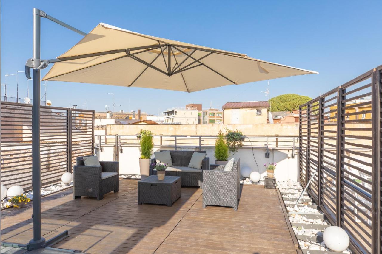 Iflat The Terrace Of Trastevere Rome Bagian luar foto